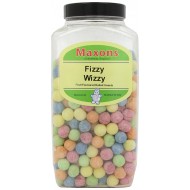 MAXONS Fizzy Wizzy FRUIT FLAVOURED HARD BOILED SWEETS WITH A FIZZY AND SOUR jar  2.95KG